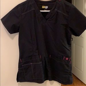 Wonder wink Black Scrub Set